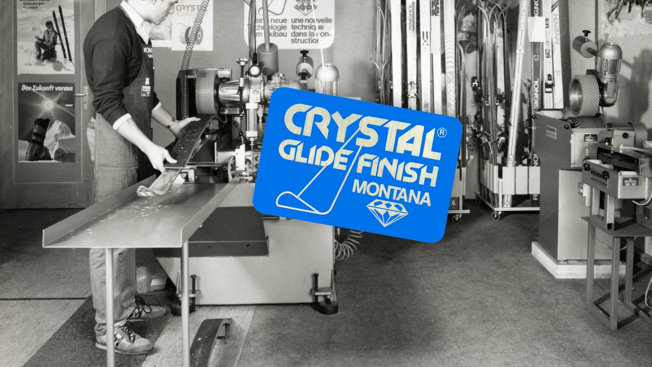 CRYSTAL GLIDE FINISH Qualitaetssiegel MONTANA-1980