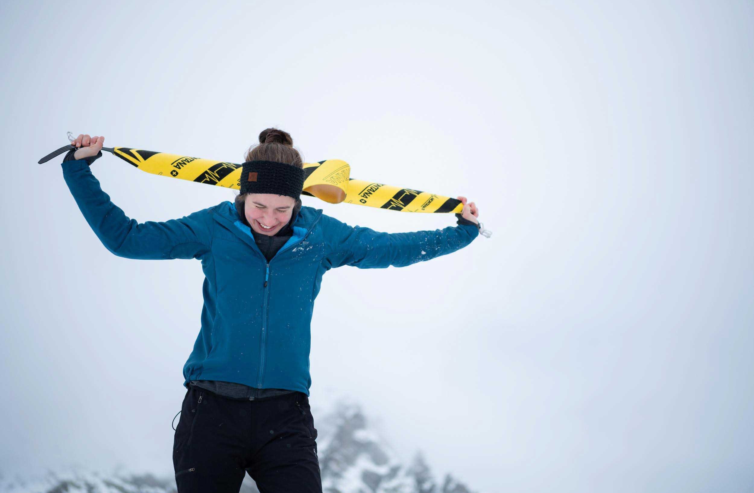 Woman with the new MONTAMIX ADRENALINE