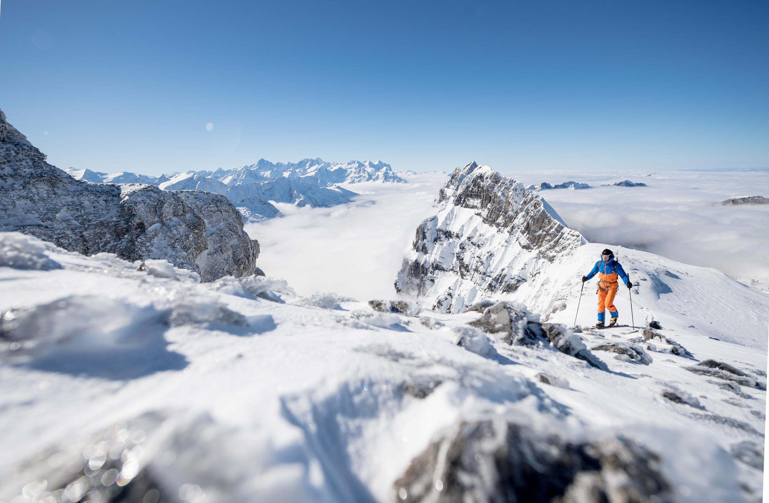 Dani Arnold Ascent summit