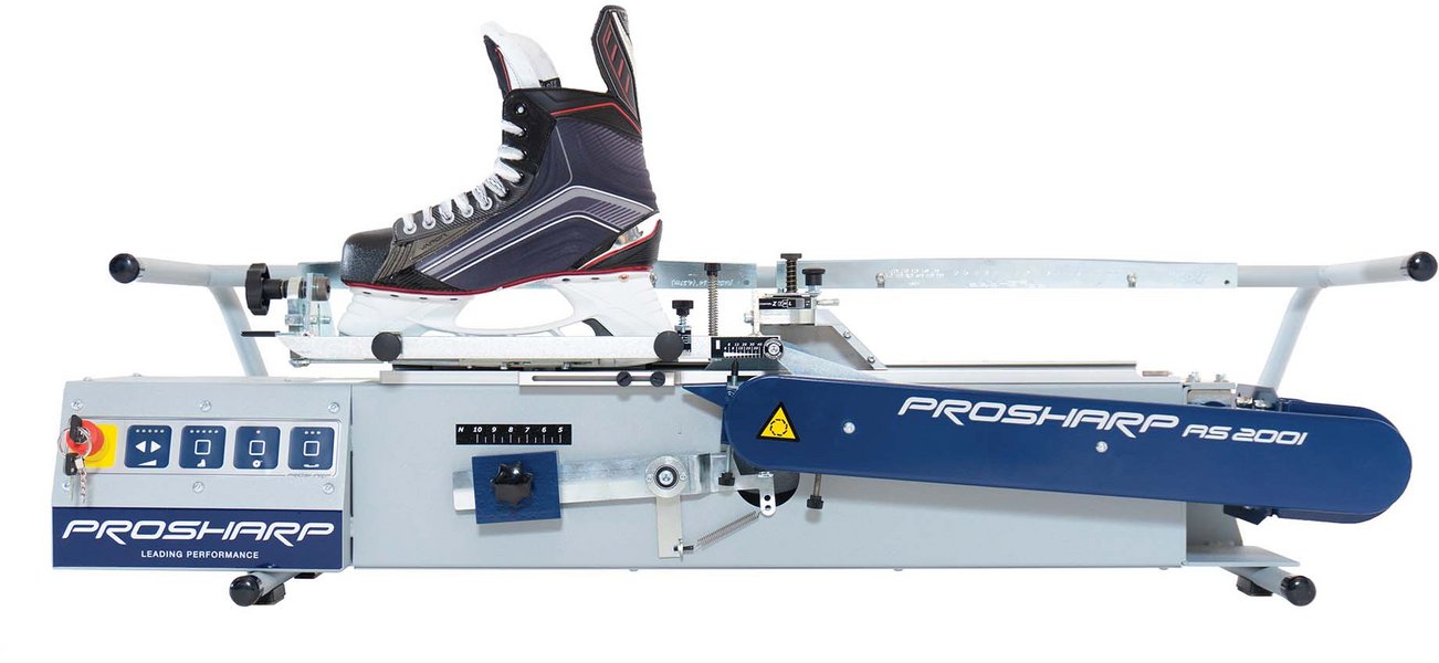 Skiservice Schlittschuh Schleifmaschinen AS 2001 ALLPRO Frontansicht