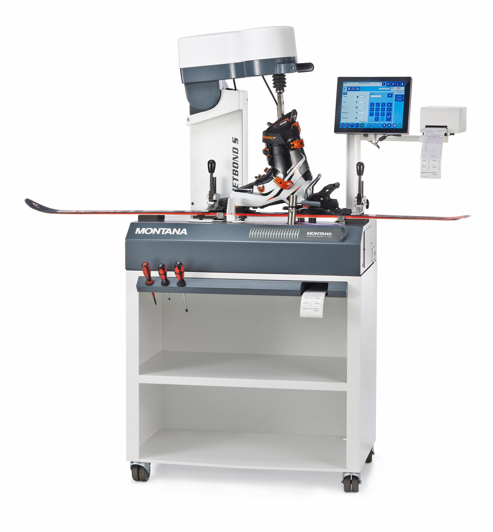 Skiservice Bindungsmessung Jetbond ST mobil Frontansicht