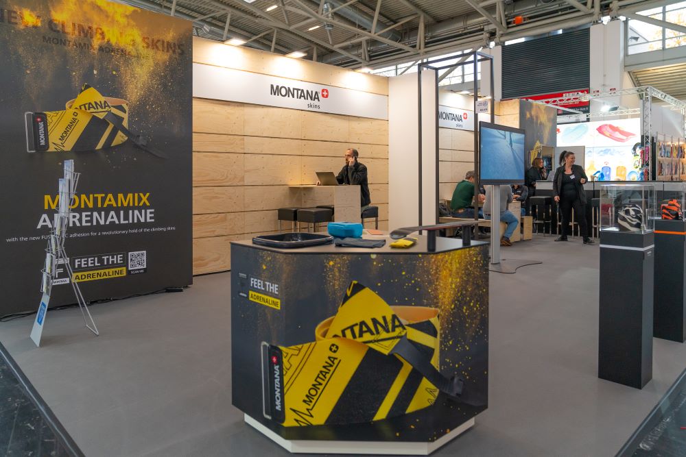 Impressioni sul nostro stand Steigfell all'ISPO