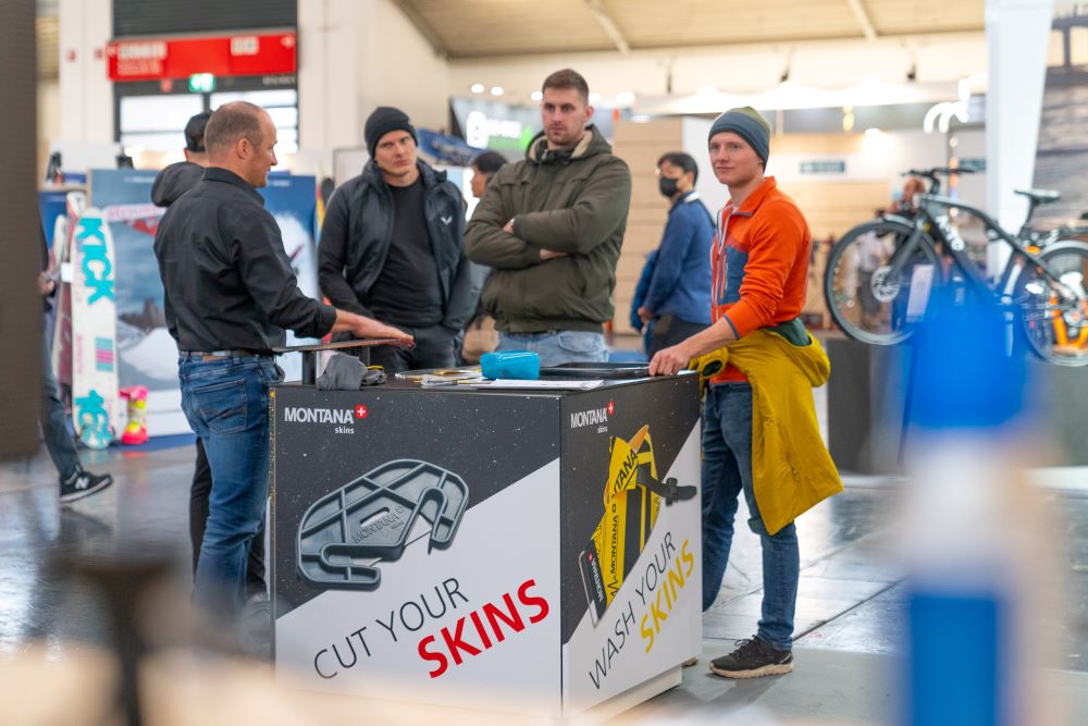Impressioni sul nostro stand Steigfell all'ISPO