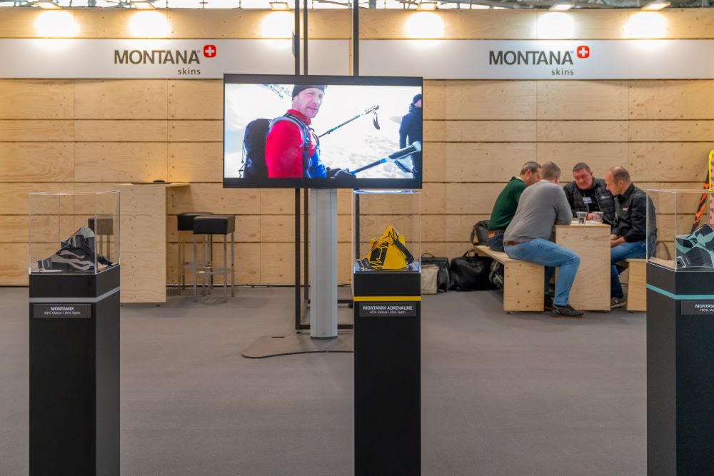 Impressioni sul nostro stand Steigfell all'ISPO