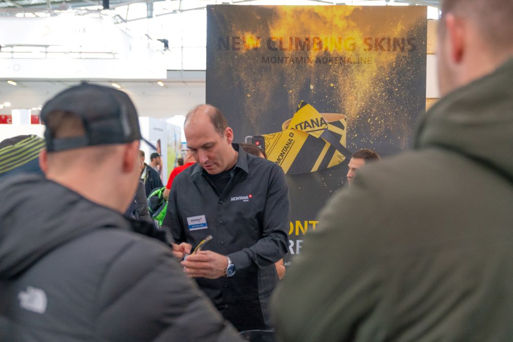 Impressioni sul nostro stand Steigfell all'ISPO