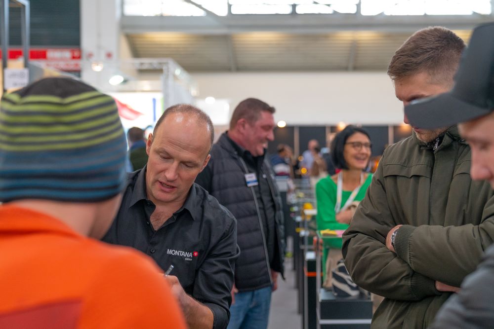 Impressioni sul nostro stand Steigfell all'ISPO