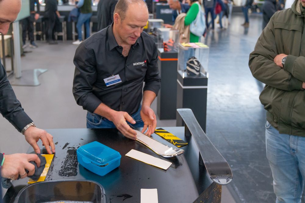 Impressioni sul nostro stand Steigfell all'ISPO