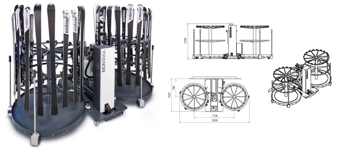 VOLVR Loading System for MONTANA Ski Service Machines